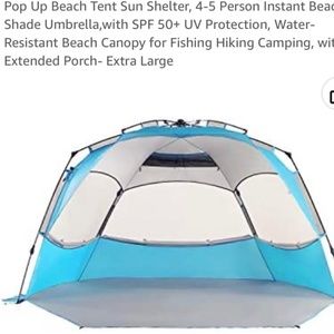 Beach pop tent